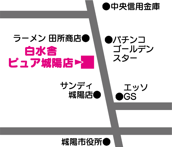 ピュア城陽店地図